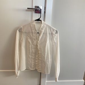 Elegant White Button Down Shirt